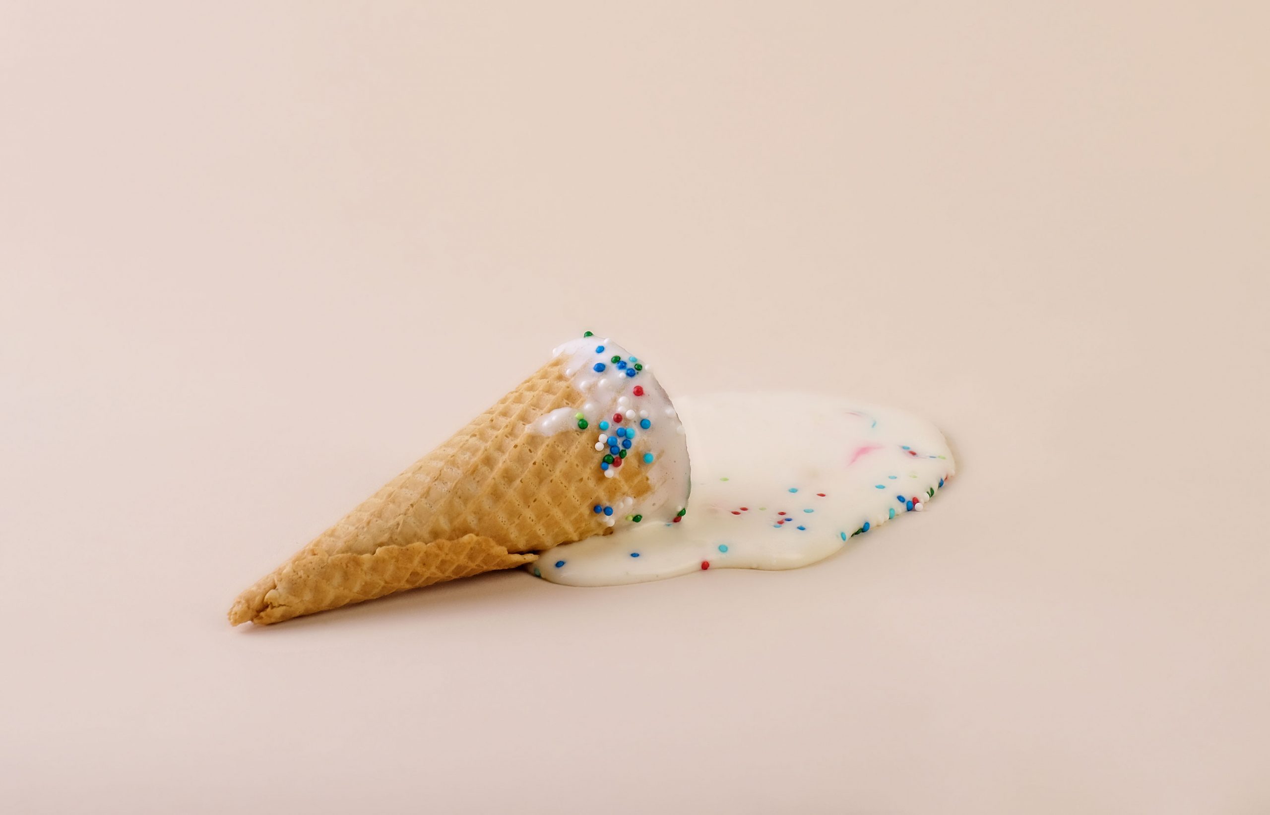 Chocolate ice cream stain removal