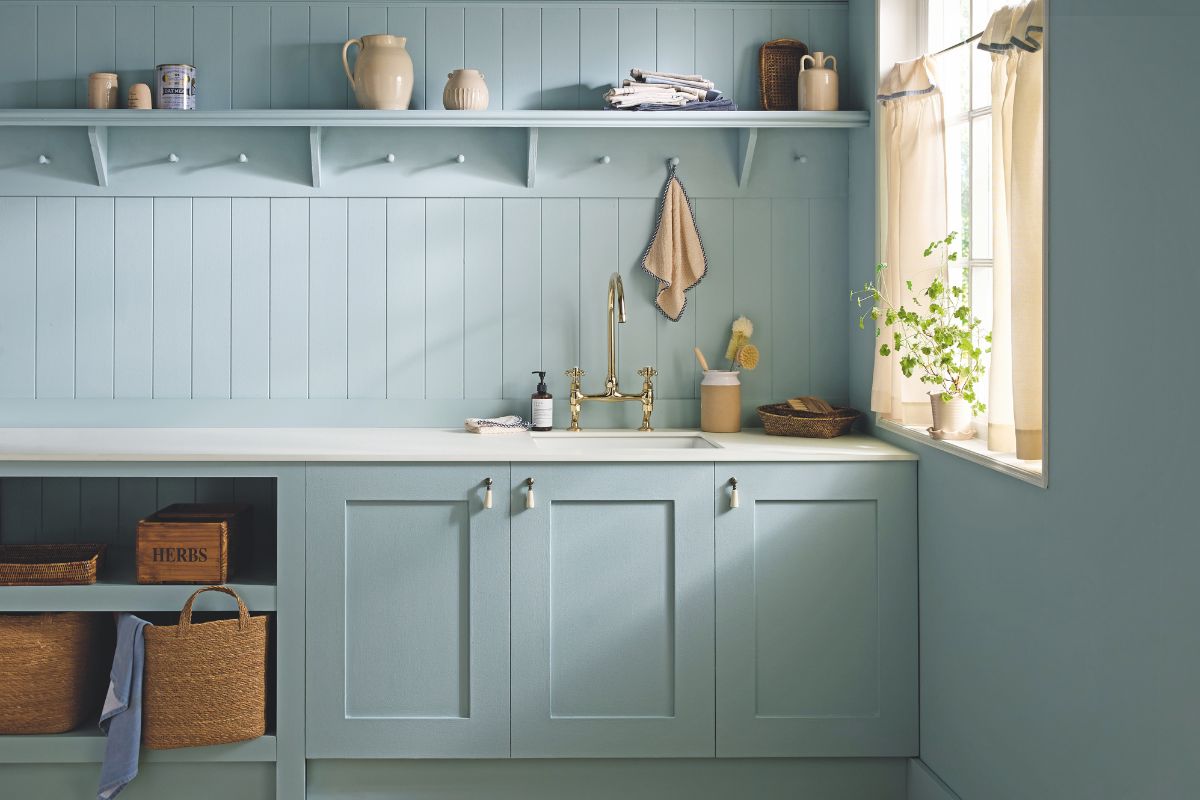 Blue kitchen