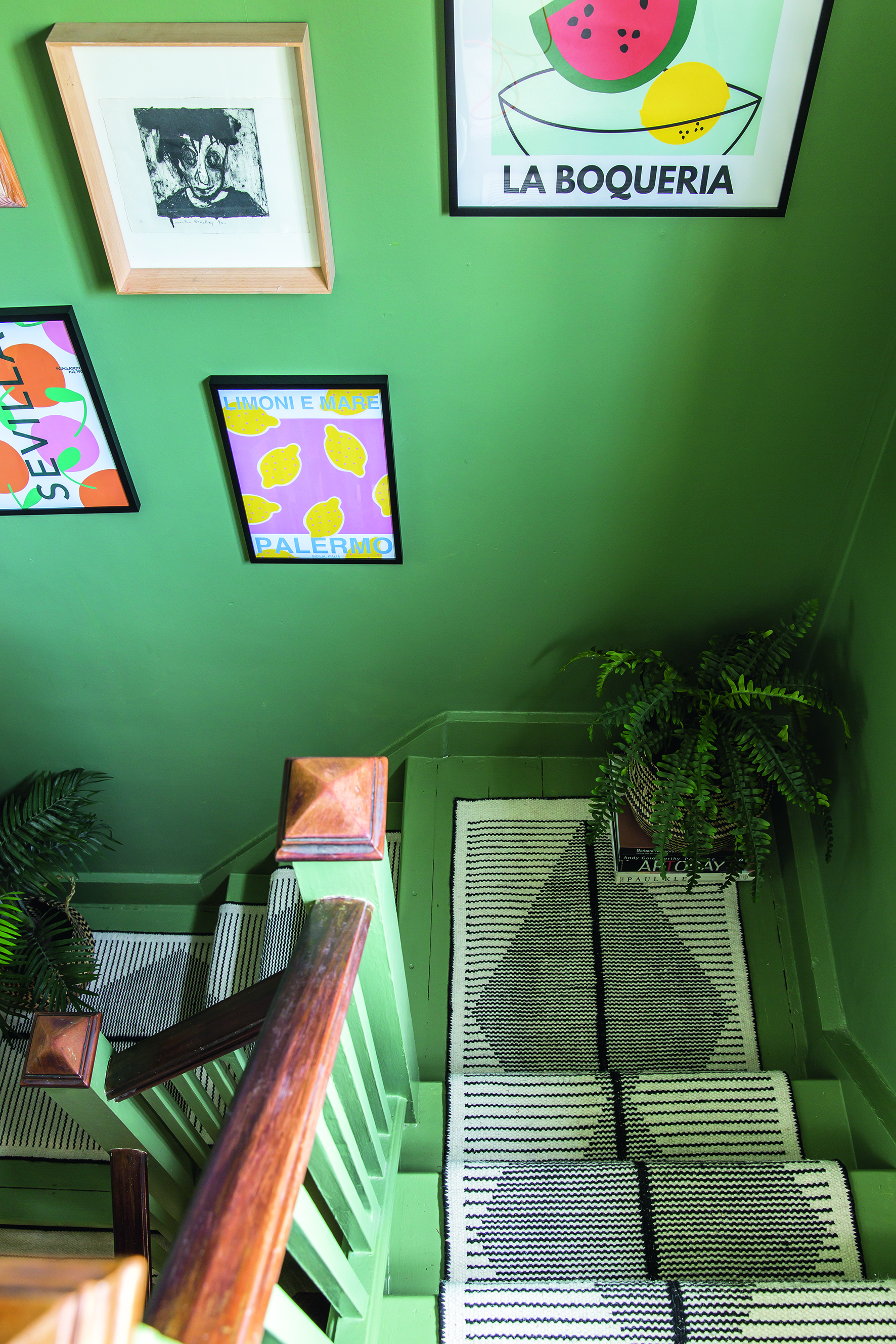 green hallway