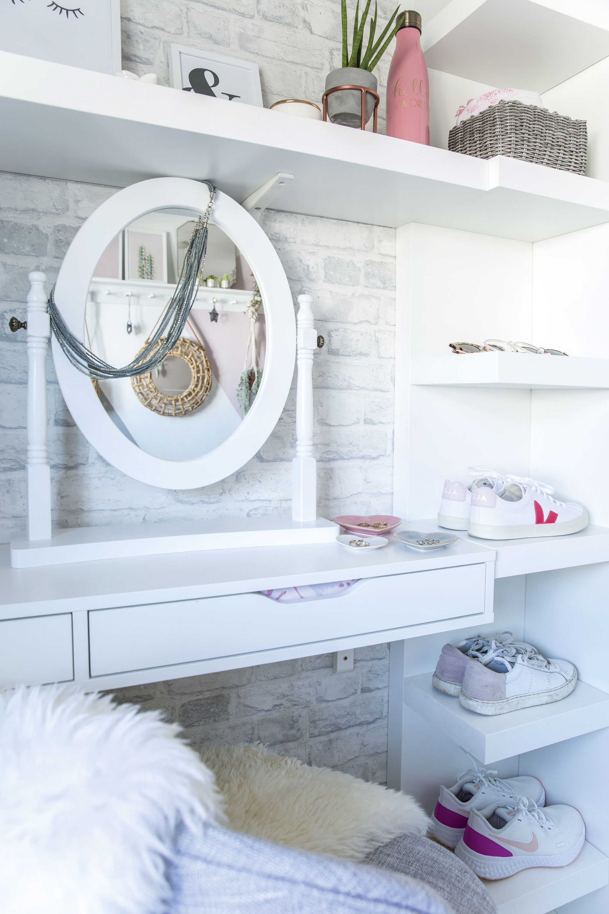 Marilena has created a tranquil space to retreat to after a busy day. Her bedroom is small but now perfectly formed, with practical storage, a calming pastel palette and lots of soft-texture furnishings Marilena has created a tranquil space to retreat to after a busy day. Her bedroom is small but now perfectly formed, with practical storage, a calming pastel palette and lots of soft-texture furnishings