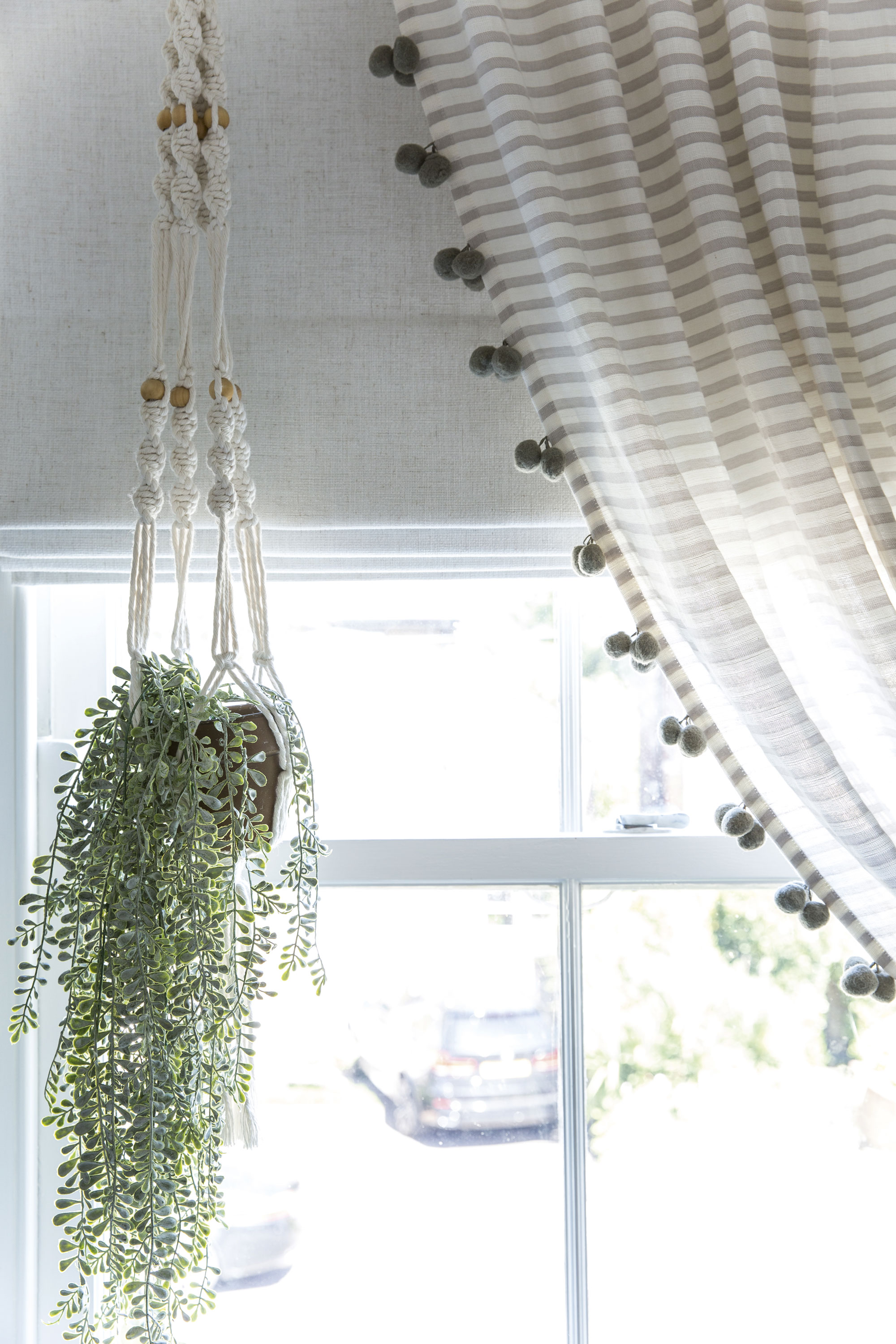 Good idea! A black-out blind will block out the sunlight and ensure you get to enjoy a lie-in at the weekend. Make the look more cosy with a stylish curtain panel