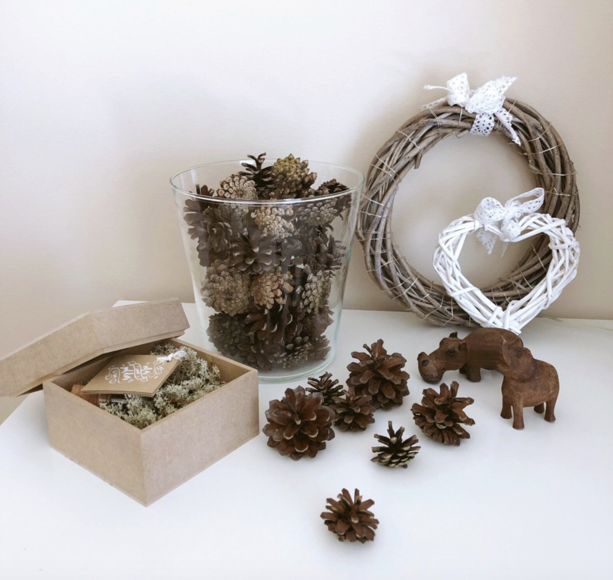 Screenshot 2021-08-24 at 14.26.19 Assortment of 50 natural pine cones, £24.70, Etsy