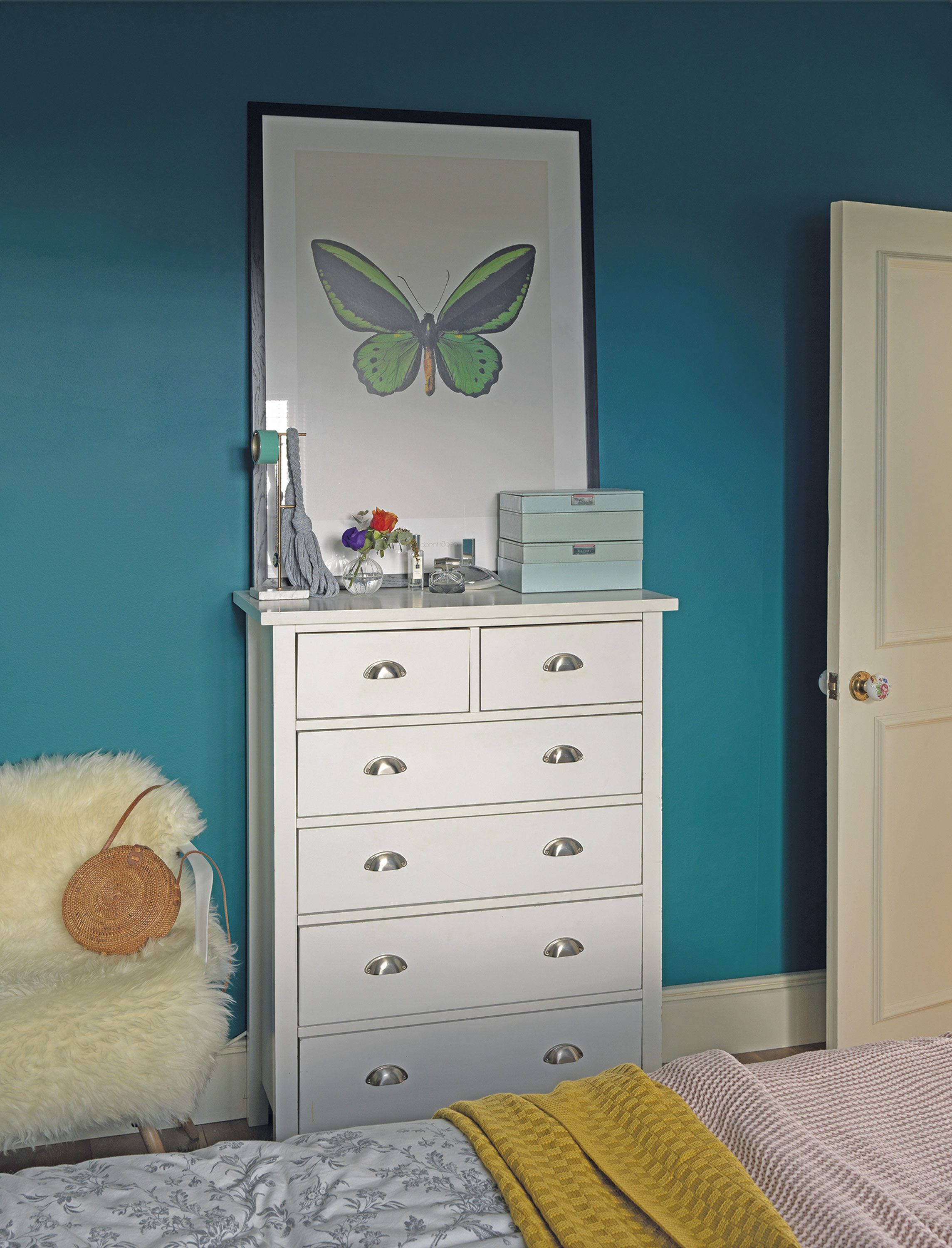 ‘I absolutely adore this print – it makes me so happy! It was in an IKEA frame for ages, but recently I treated myself and got it framed properly,’ says Emily ‘I absolutely adore this print – it makes me so happy! It was in an IKEA frame for ages, but recently I treated myself and got it framed properly,’ says Emily