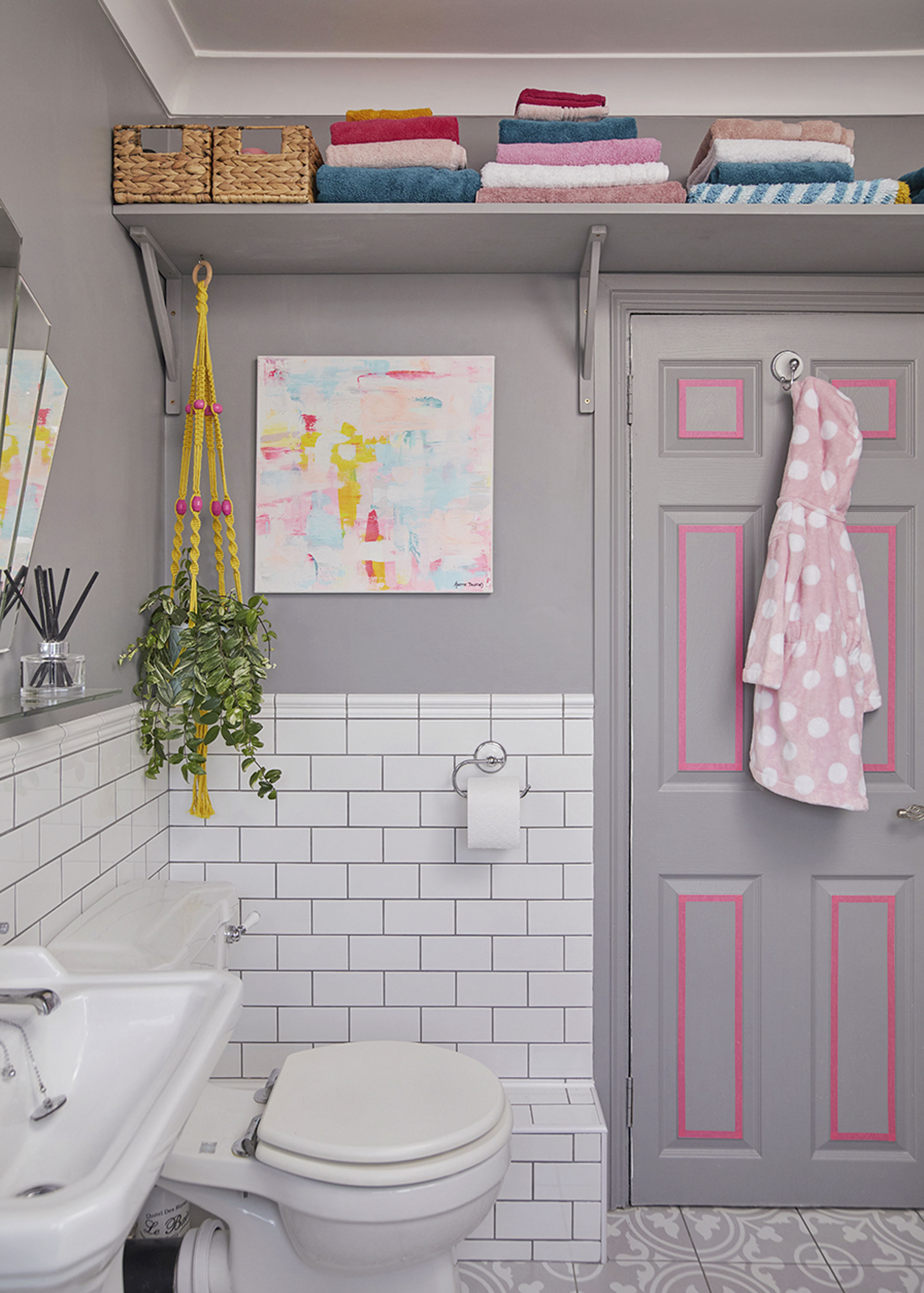 Bathroom makeover: 'My yellow bath makes me smile'