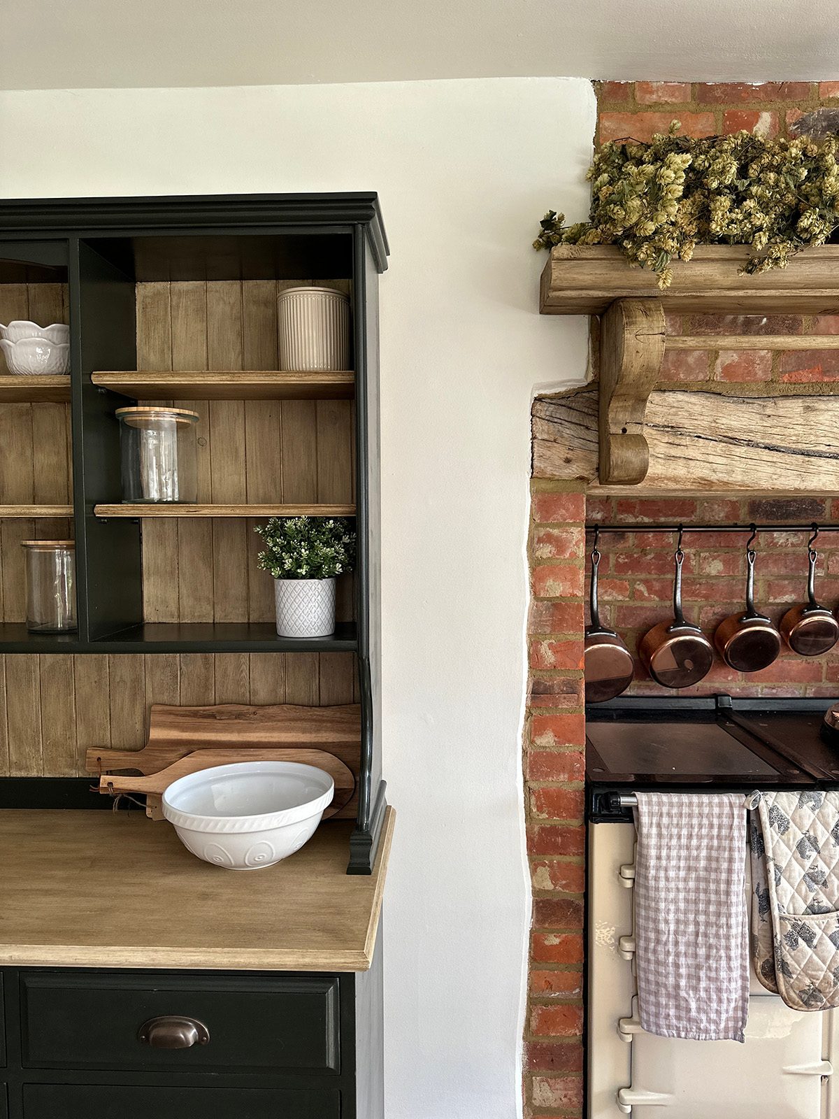 A rustic kitchen