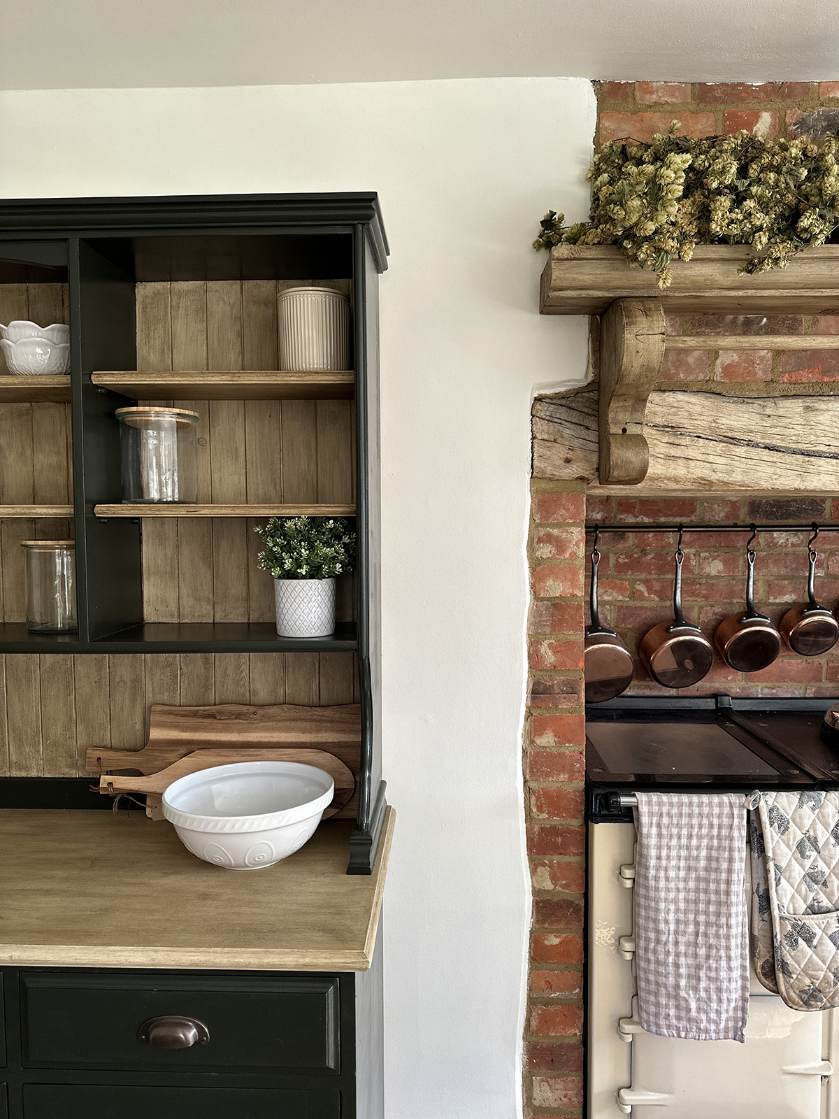 A rustic kitchen