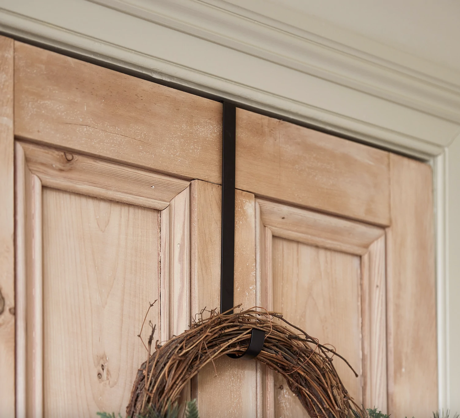 Black Wreath Door Hanger, £6.99, Lights 4 Fun Black Wreath Door Hanger, £6.99, Lights 4 Fun