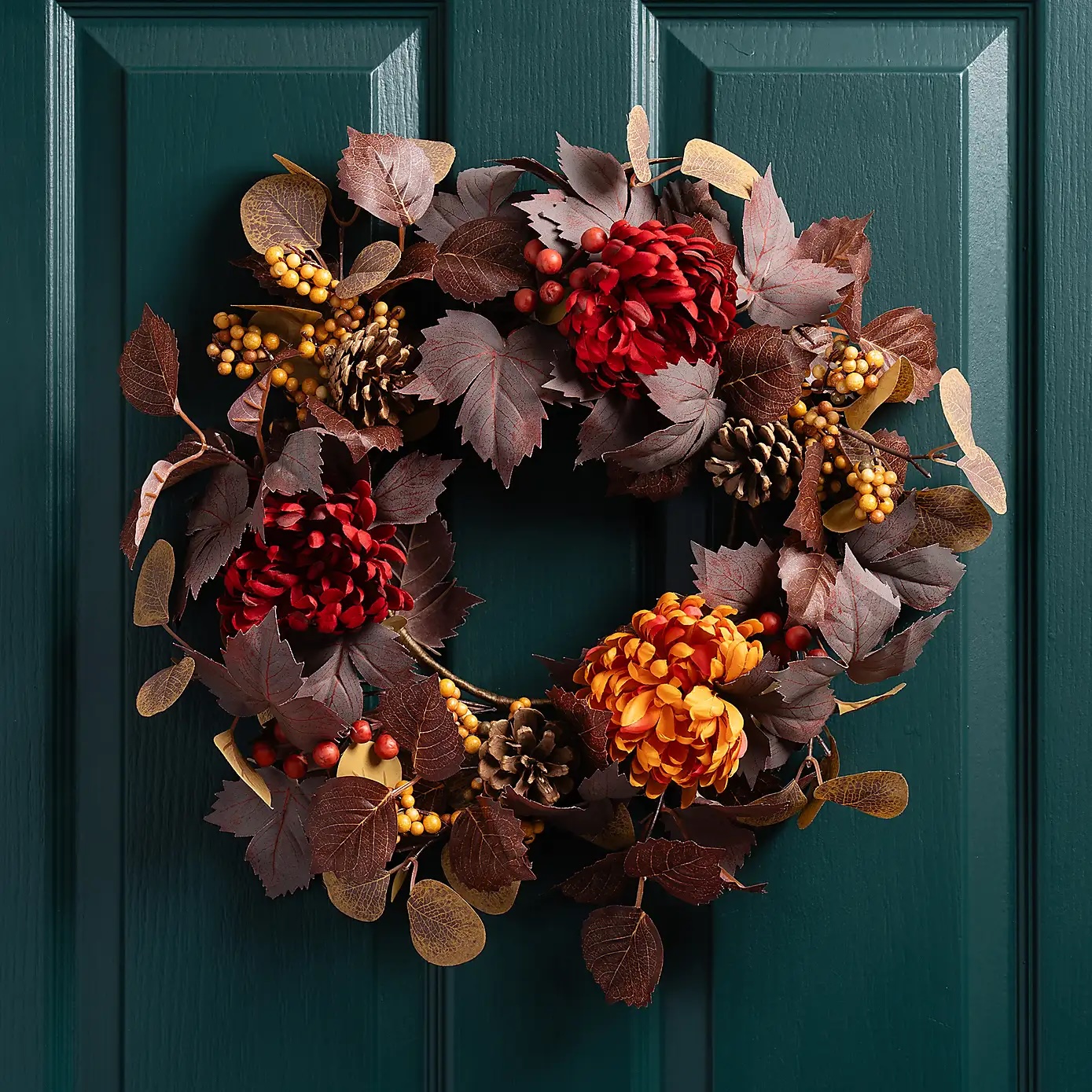 Dried Flower Autumn Wreath