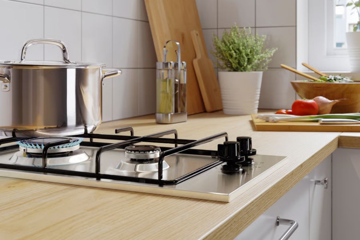 Lagan stainless steel gas hob