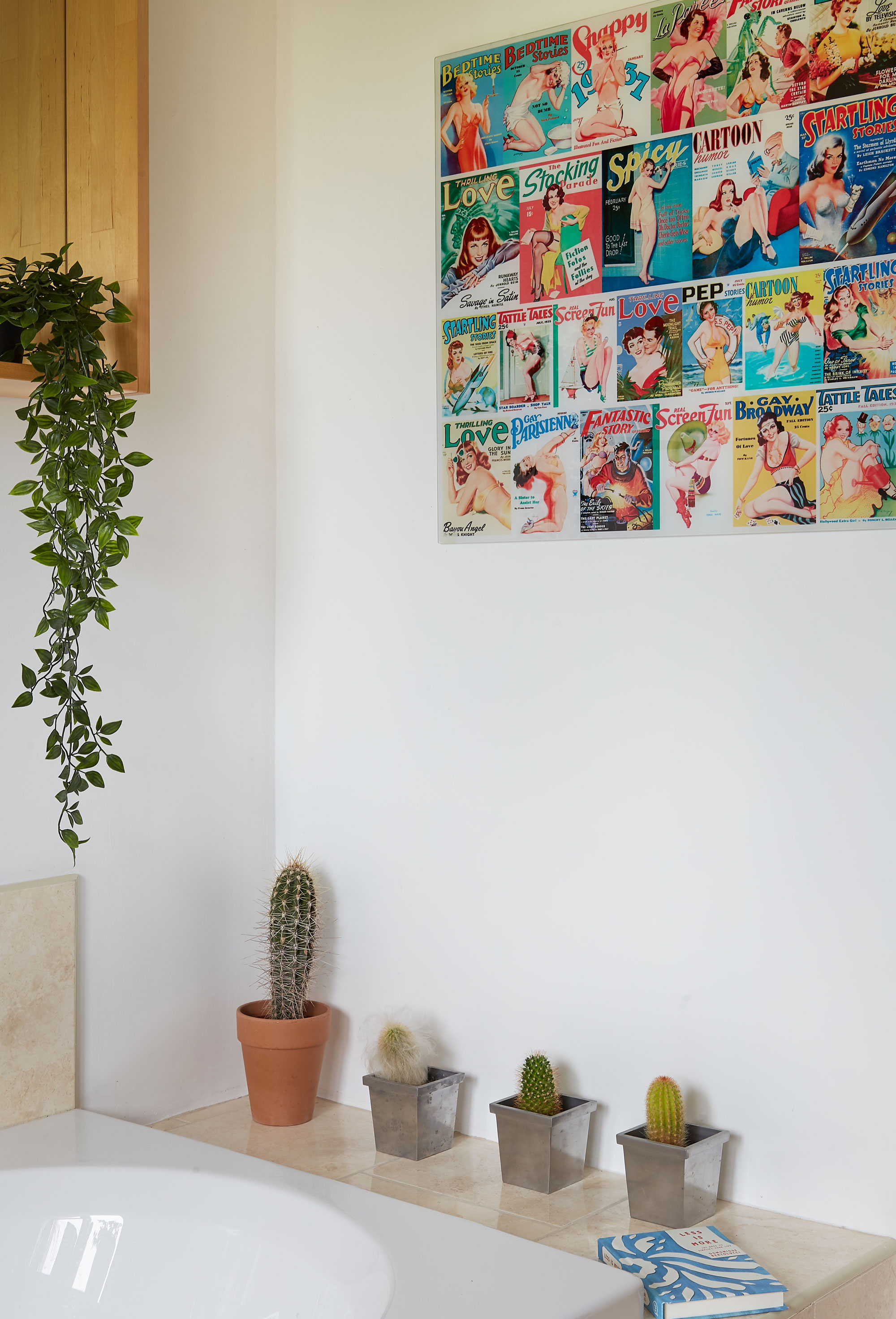 Introduce some ultra-low- maintenance foliage into your bathroom with faux plants and real cacti. Introduce some ultra-low- maintenance foliage into your bathroom with faux plants and real cacti.