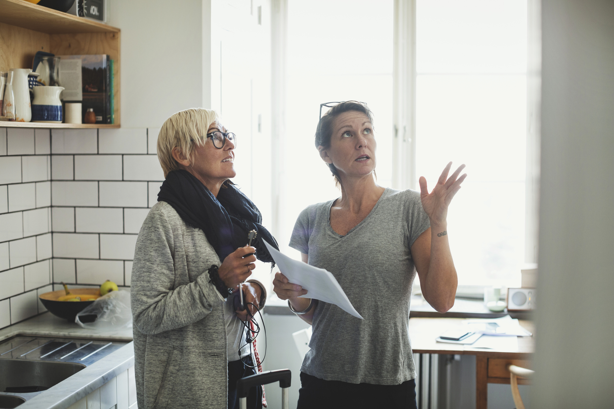 Talking to a kitchen designer