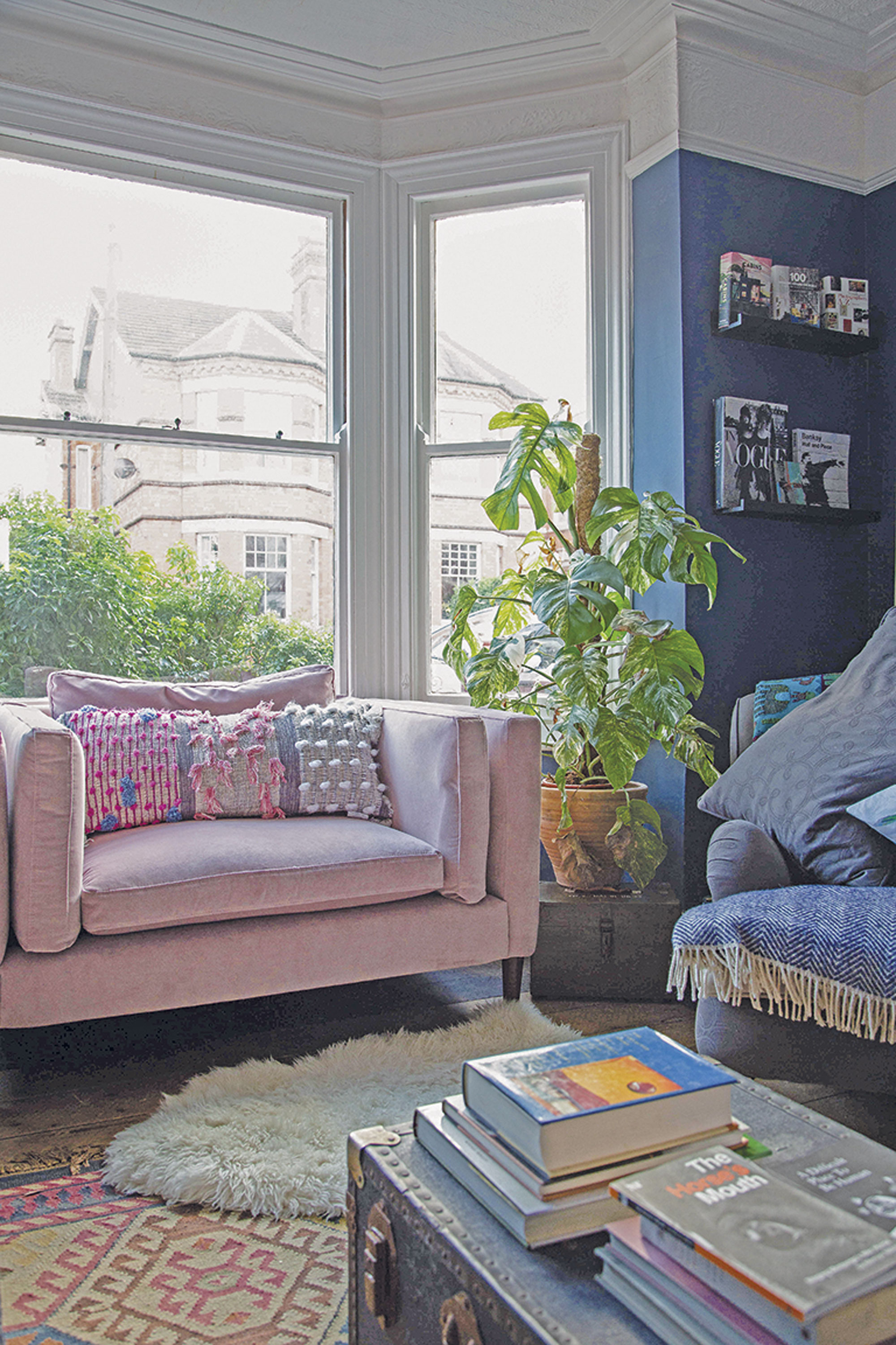 ‘We inherited my great grandpa’s armchair, which I had upholstered in fabric offcuts that I bought at a bargain price from a sofa shop,’ says Megan. ‘I love all the memories that this piece sparks’.