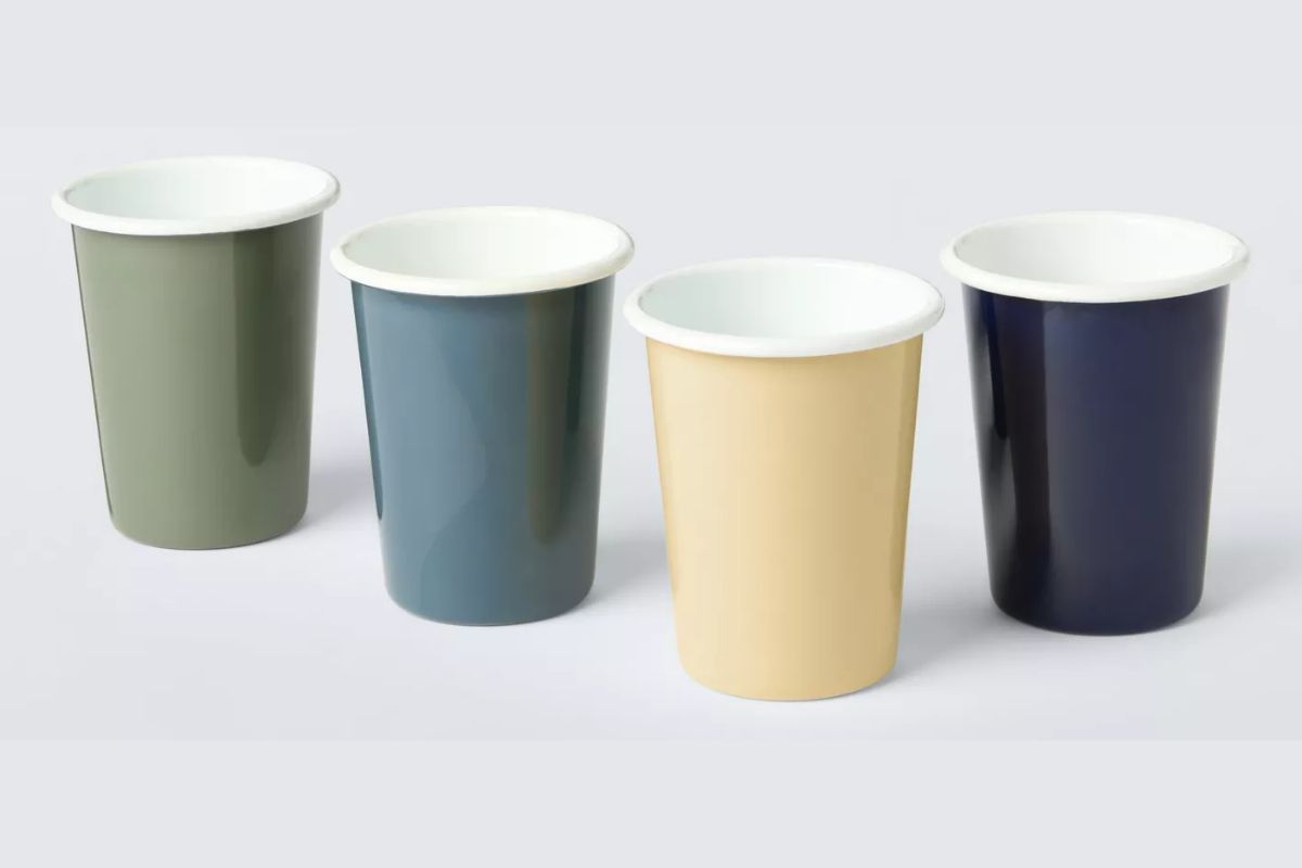 Enamel tumbler set of 4