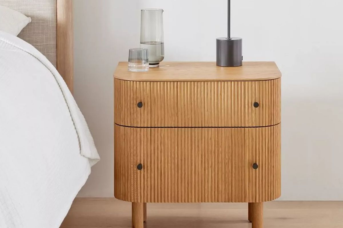 West Elm bedside table