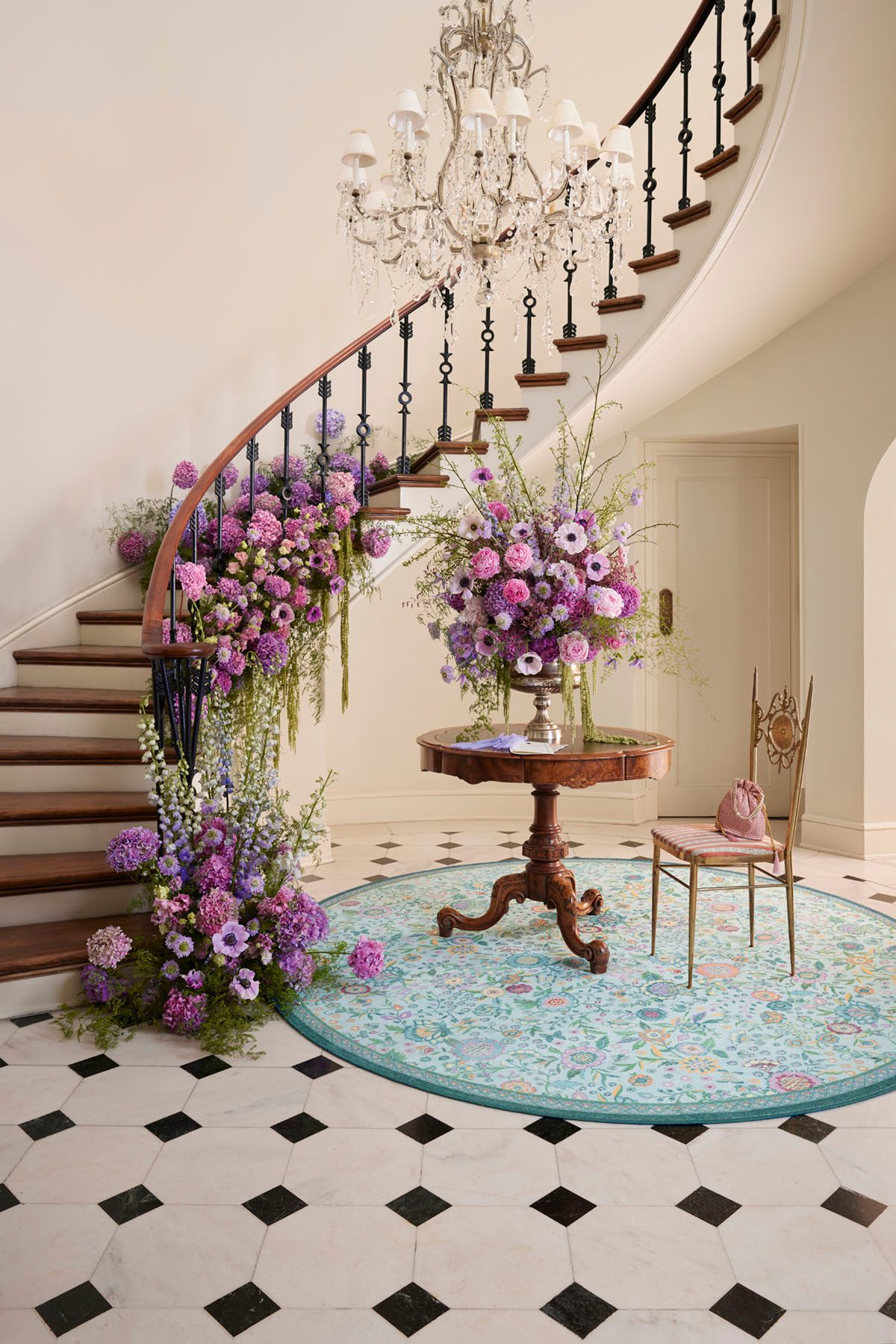 Bridgerton Royal Garden multicolour rug, from £119, Ruggable
