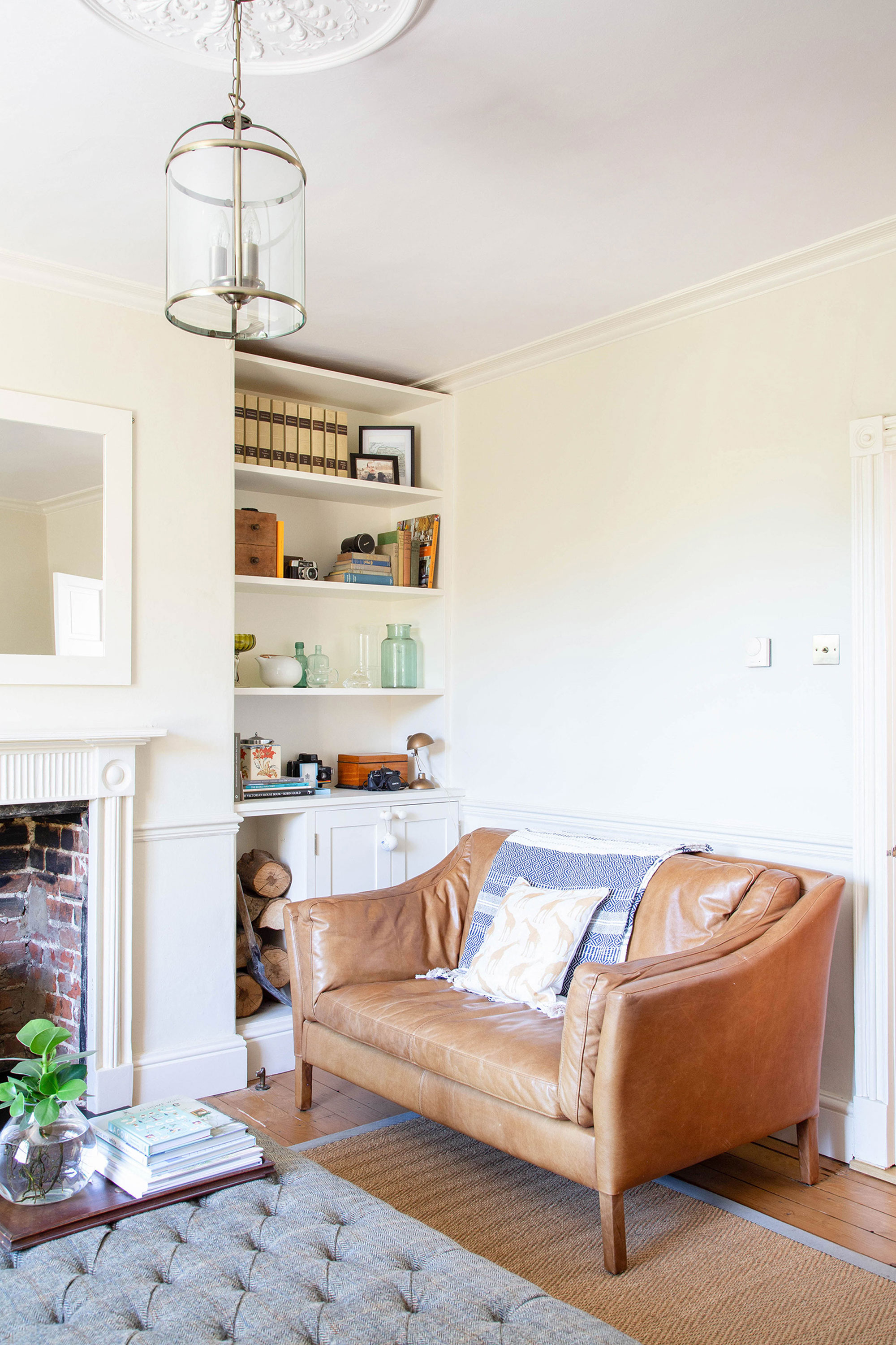 Real home: 'It was a bigger project than we ever imagined' The couple restored the original floorboards, opened up the bricked-up fireplace to install a log burner, and decorated in neutrals to draw focus to the room’s character