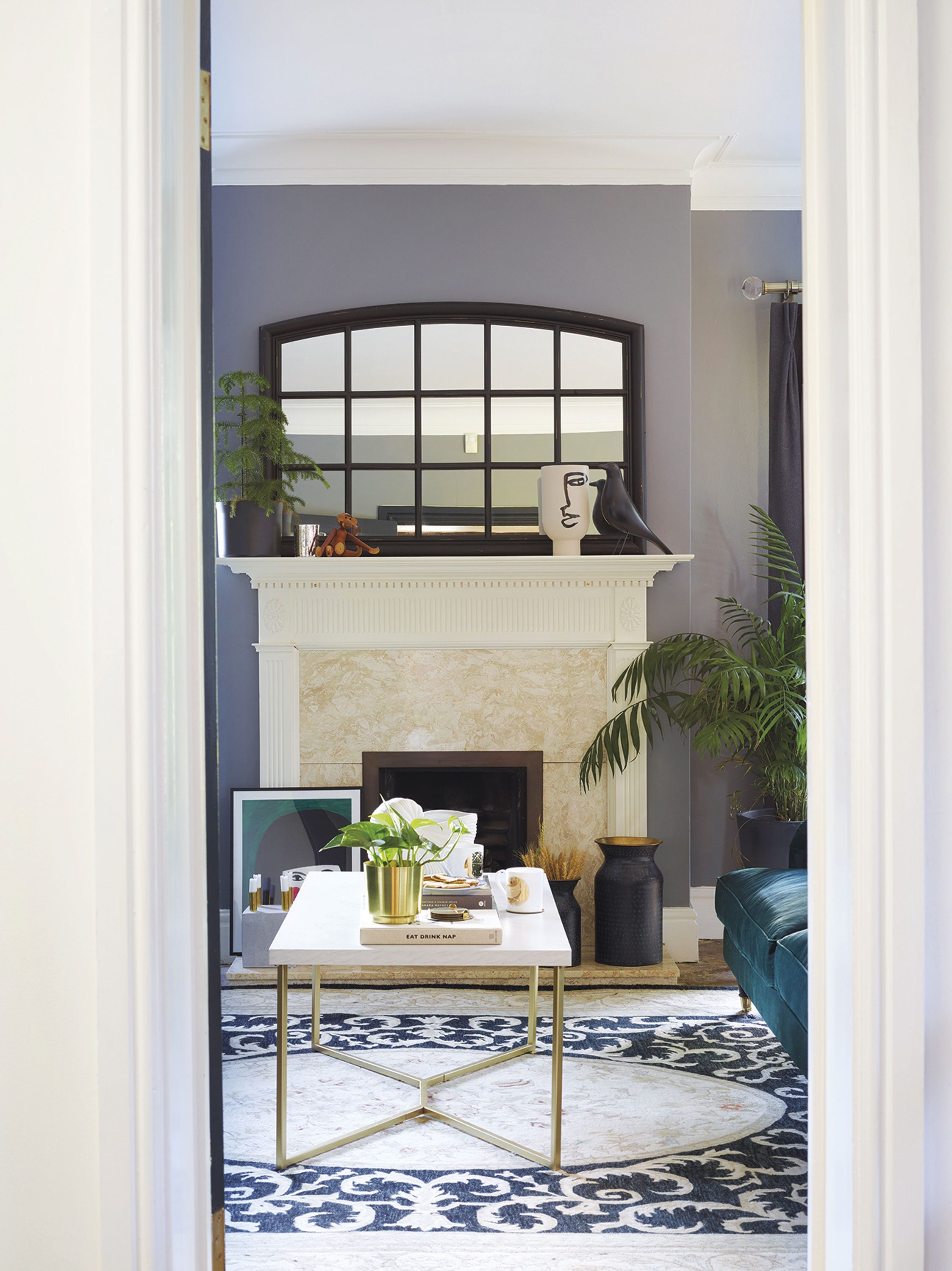 ‘This room makes me think back to my childhood and the ‘good room’ where my parents used to have a drink before dinner or invite people in when we had guests,’ says Hayley. ‘I love the idea of having a kid-free sacred space where you keep your best for really special occasions’ ‘This room makes me think back to my childhood and the ‘good room’ where my parents used to have a drink before dinner or invite people in when we had guests,’ says Hayley. ‘I love the idea of having a kid-free sacred space where you keep your best for really special occasions’