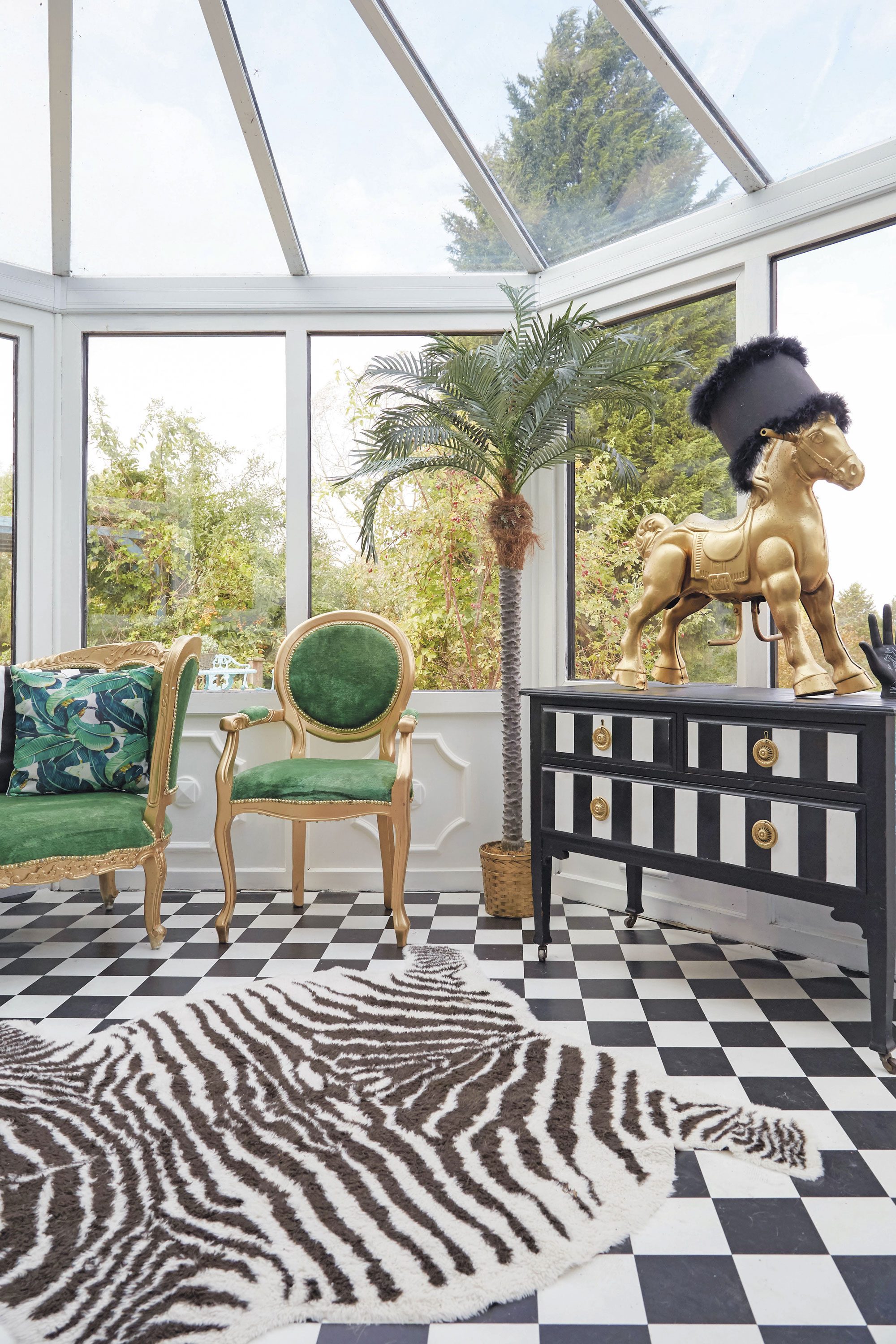 Playful animal motifs, sculptures and trinkets can be found throughout Hayley’s home Playful animal motifs, sculptures and trinkets can be found throughout Hayley’s home