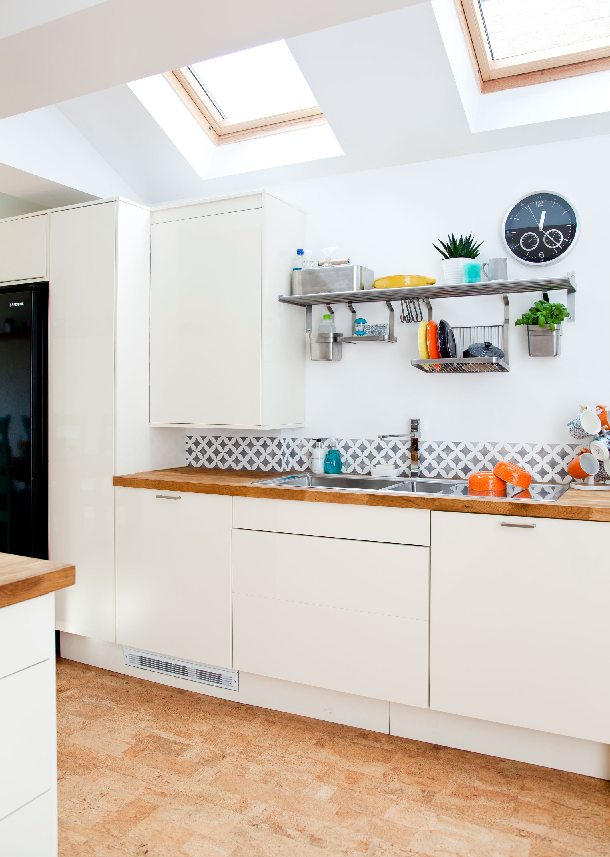 Put all the appliances that require water along one wall to create a utility zone – it will leave the kitchen area clear for cooking Put all the appliances that require water along one wall to create a utility zone – it will leave the kitchen area clear for cooking
