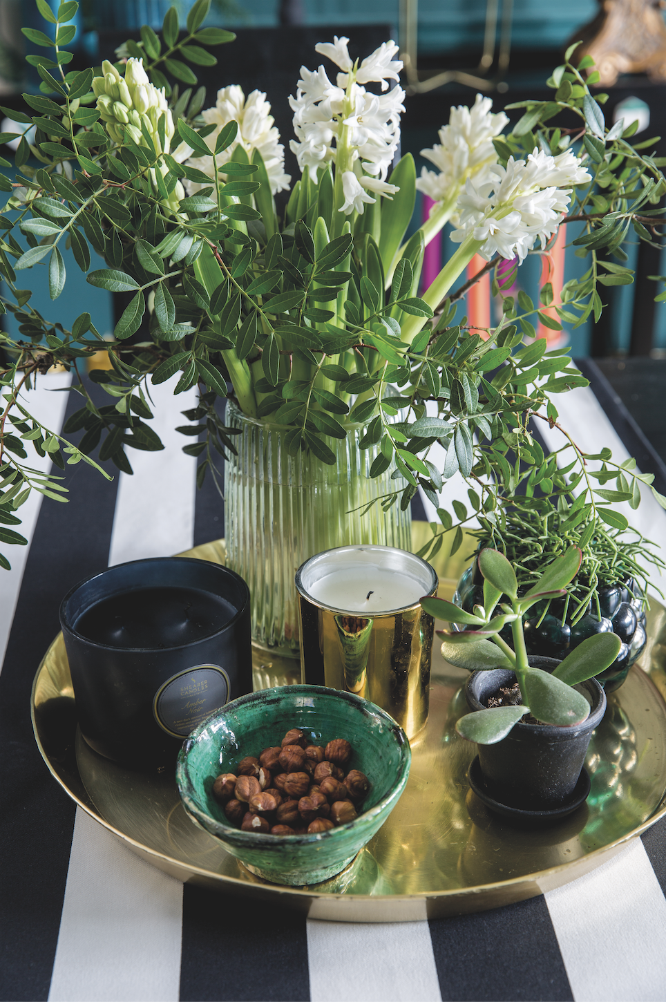 Dining room makeover: ‘A green and black scheme has revamped the space’