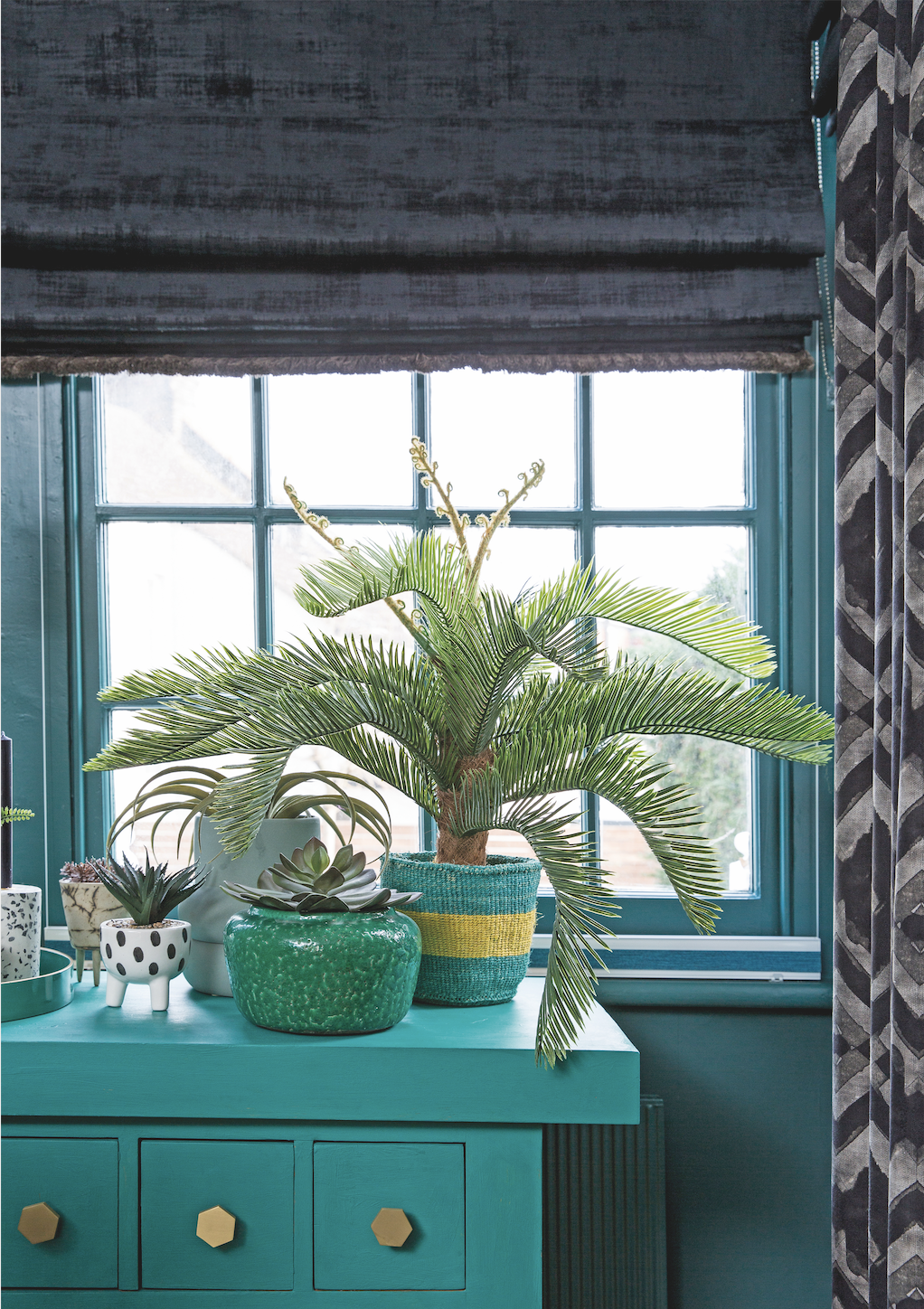 Dining room makeover: ‘A green and black scheme has revamped the space’
