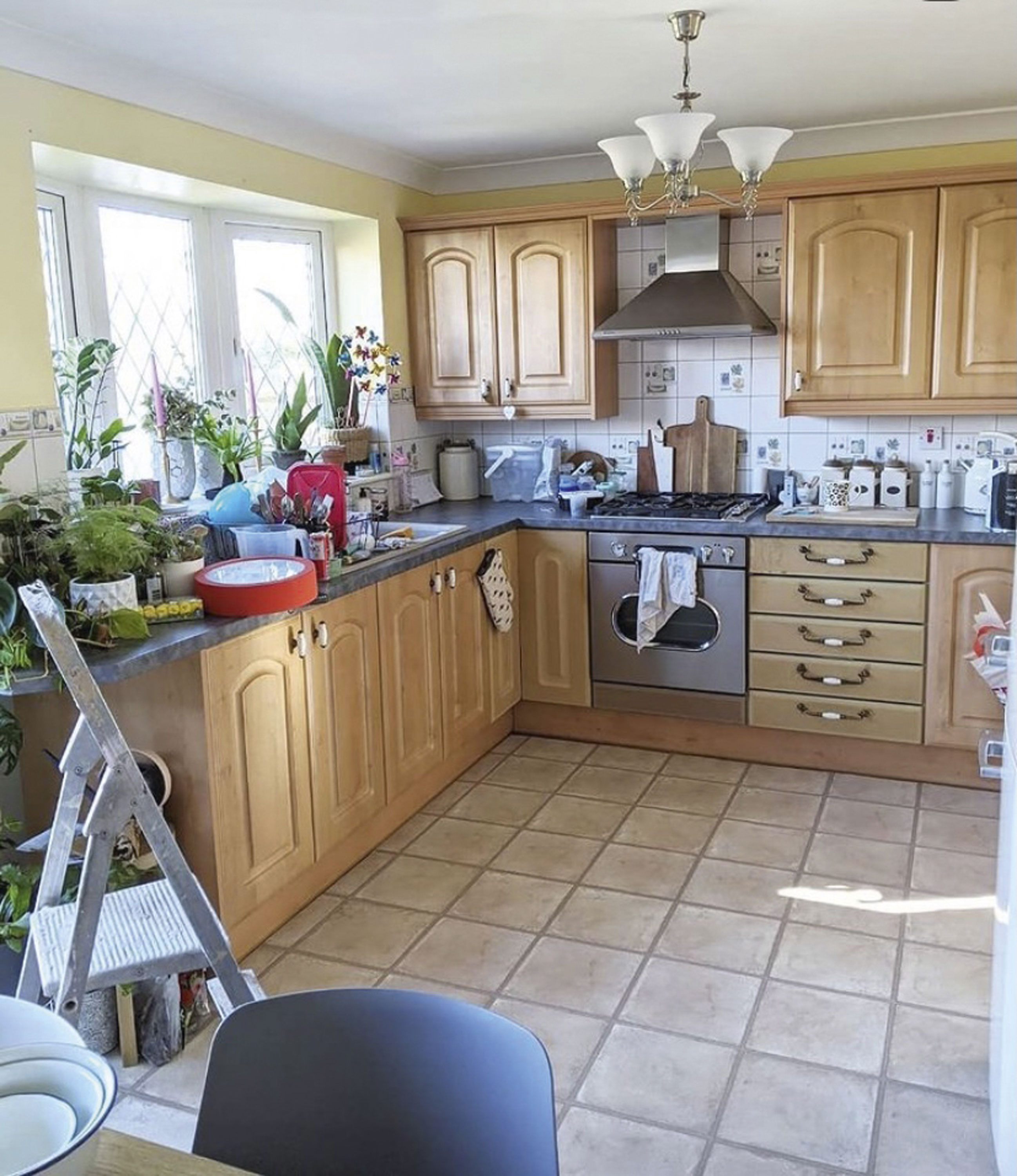 Kitchen makeover: 'We gave our kitchen a retro revamp for under £900'