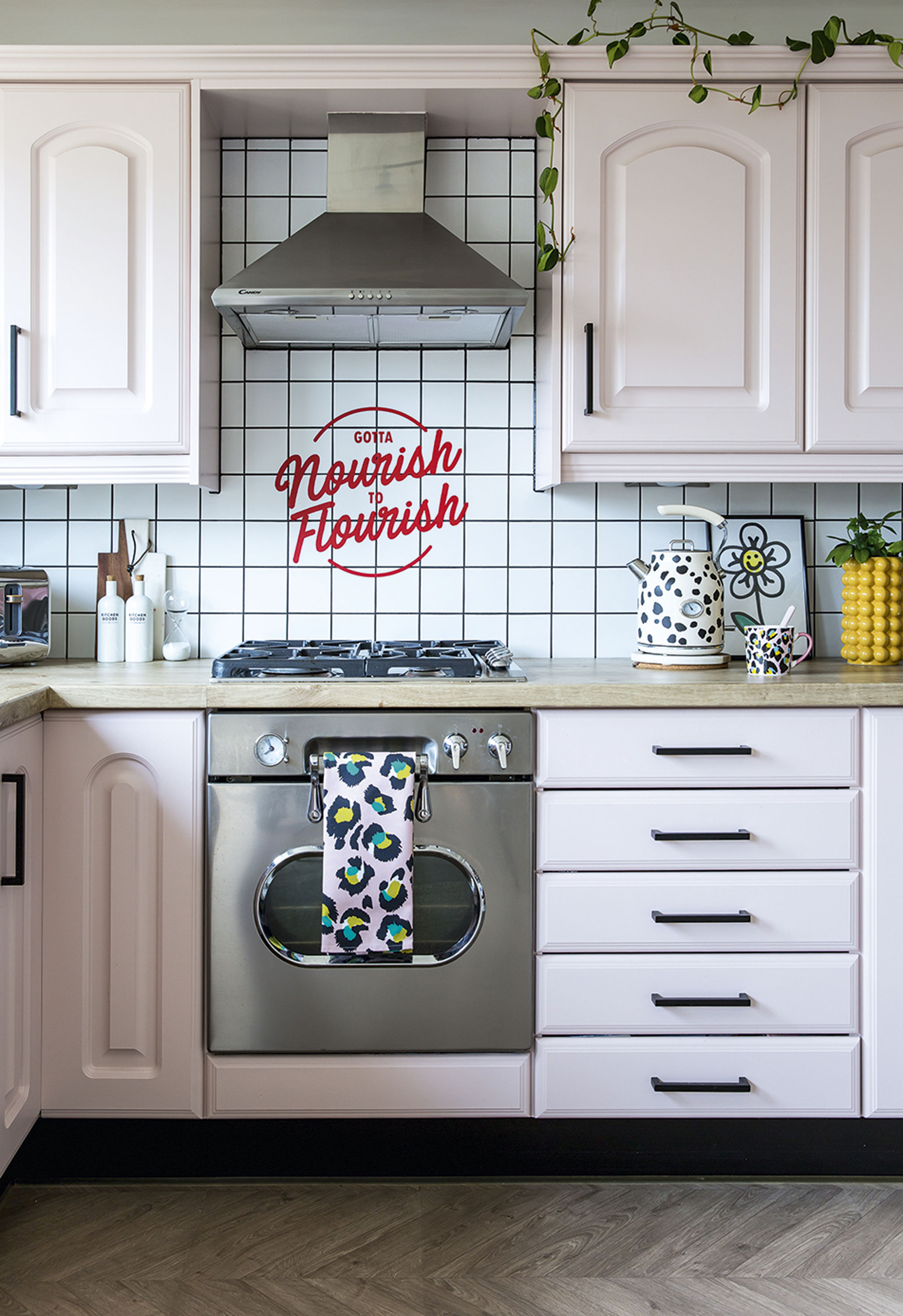 Kitchen makeover: 'We gave our kitchen a retro revamp for under £900'