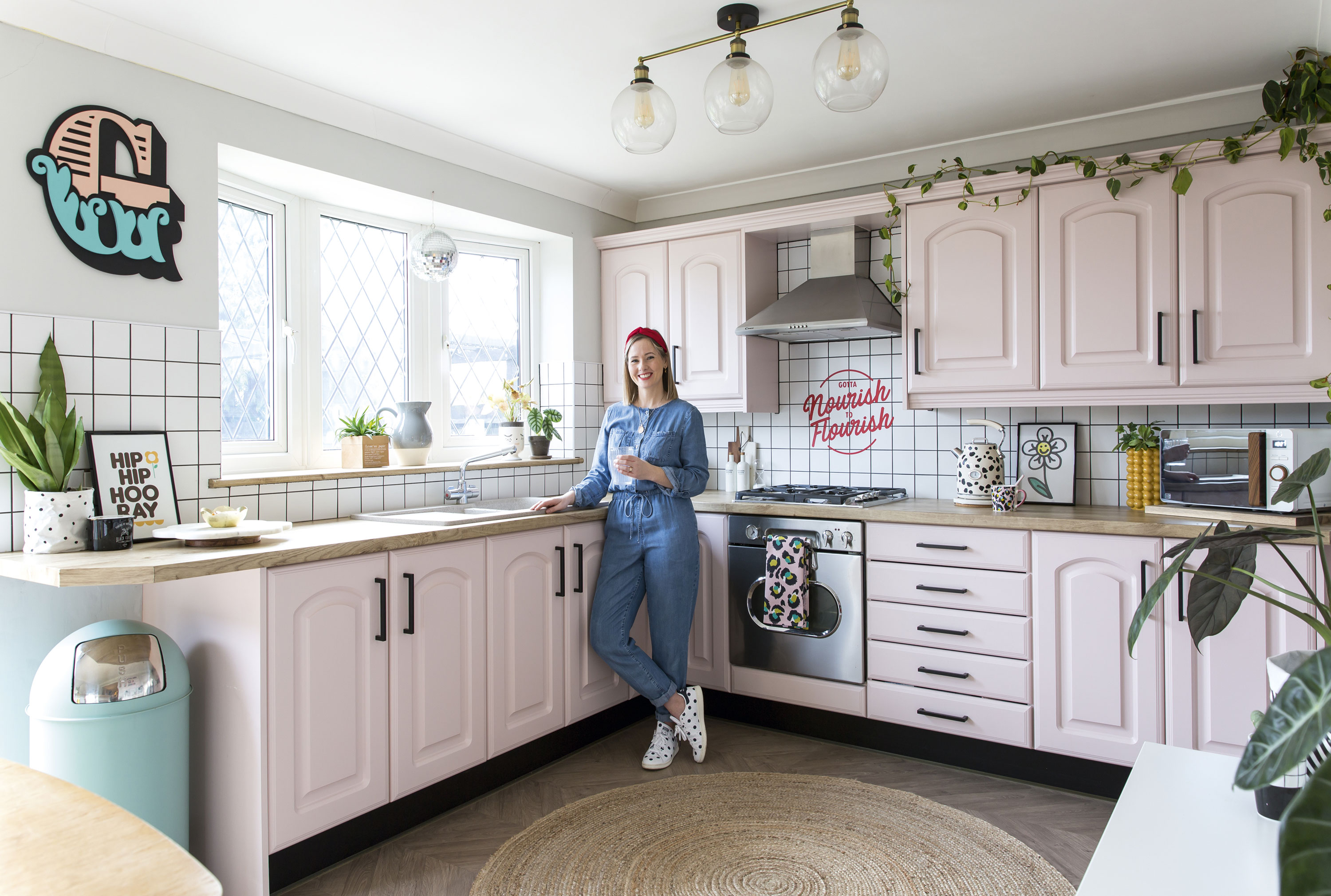 Kitchen makeover: 'We gave our kitchen a retro revamp for under £900'