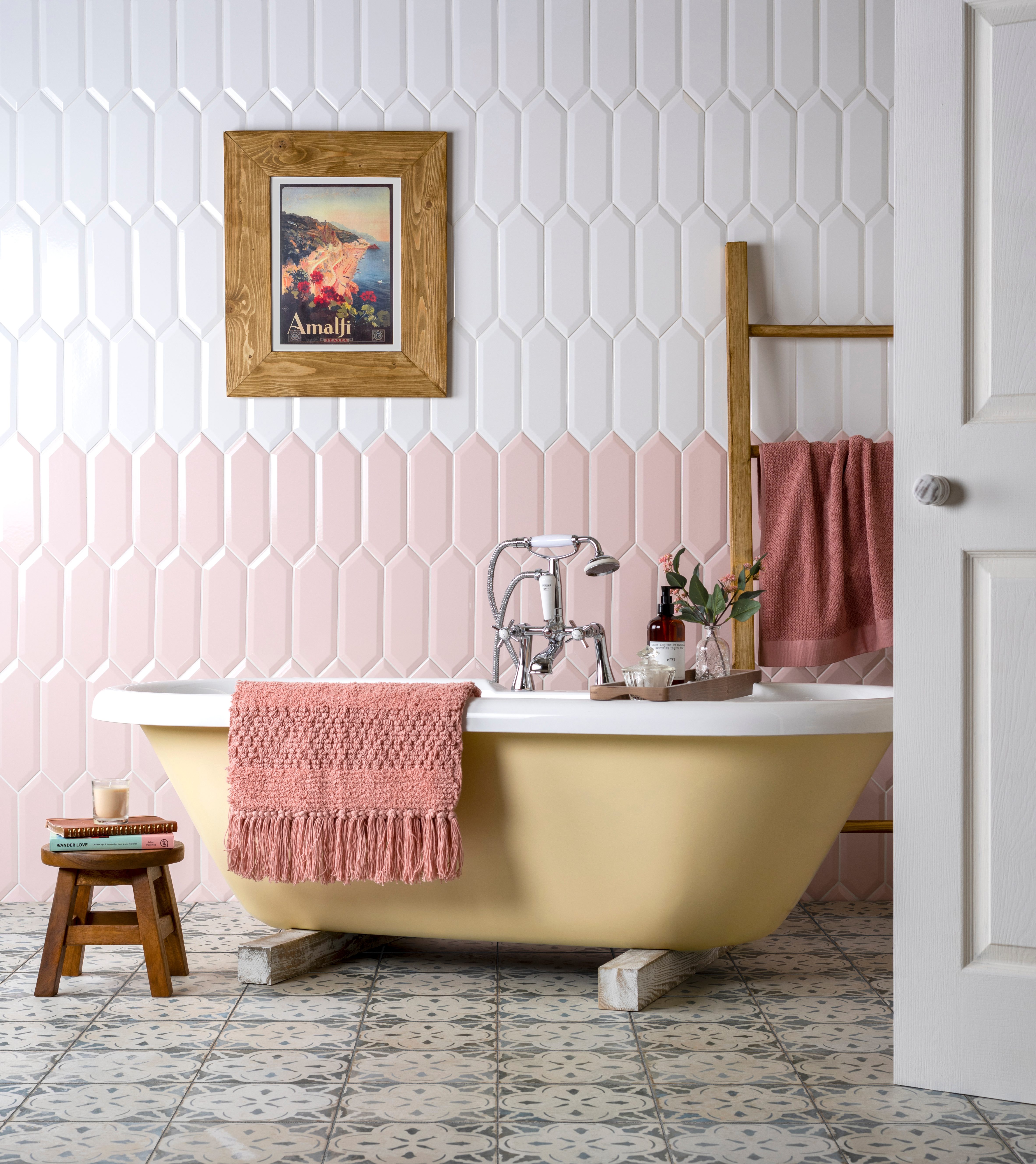 Pickett™ Bevelled Petal Pink Tiles Pickett™ Bevelled Petal Pink Tiles