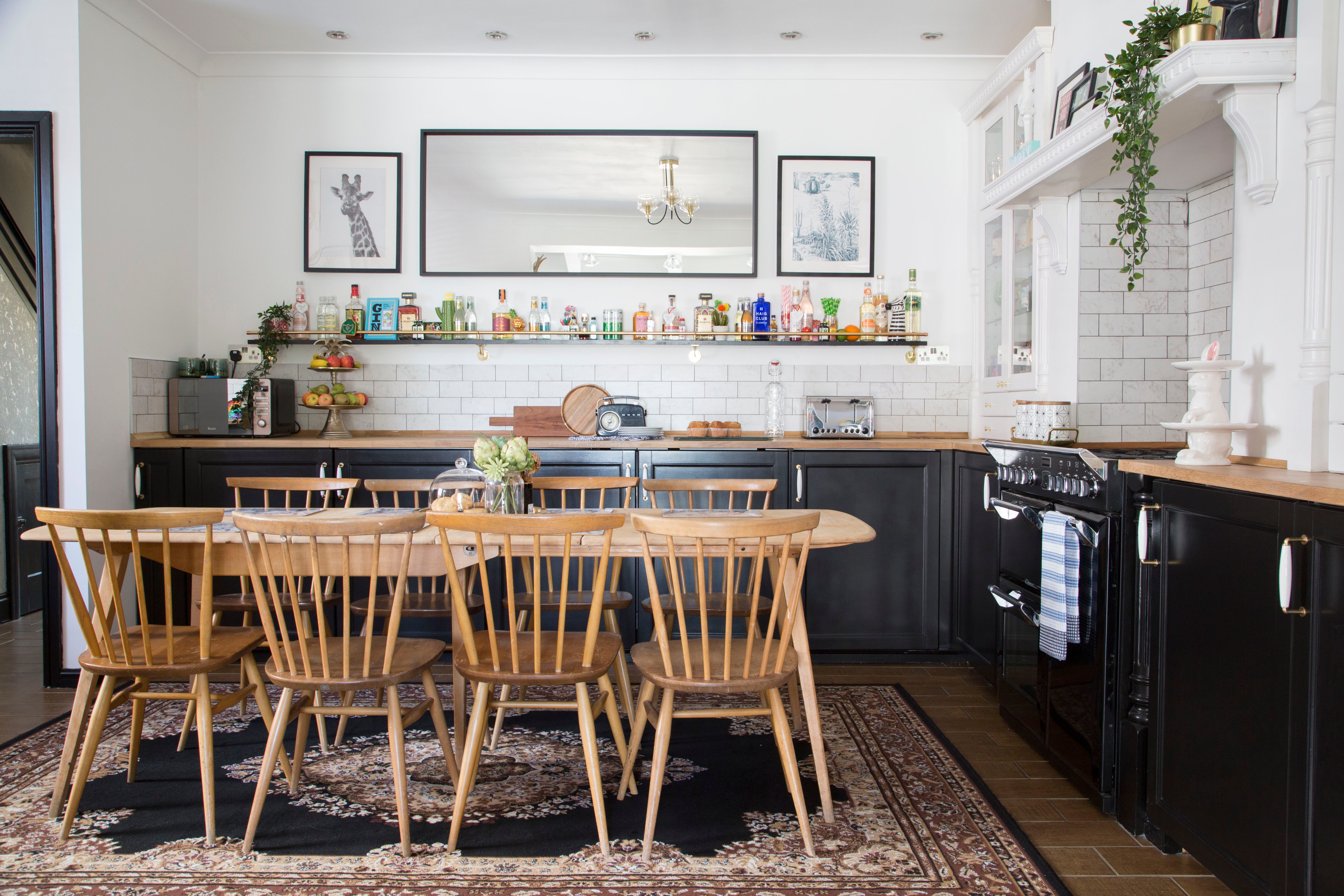Customise kitchen cabinets with paints, handles and timber scraps to create a unique look. Customise kitchen cabinets with paints, handles and timber scraps to create a unique look.