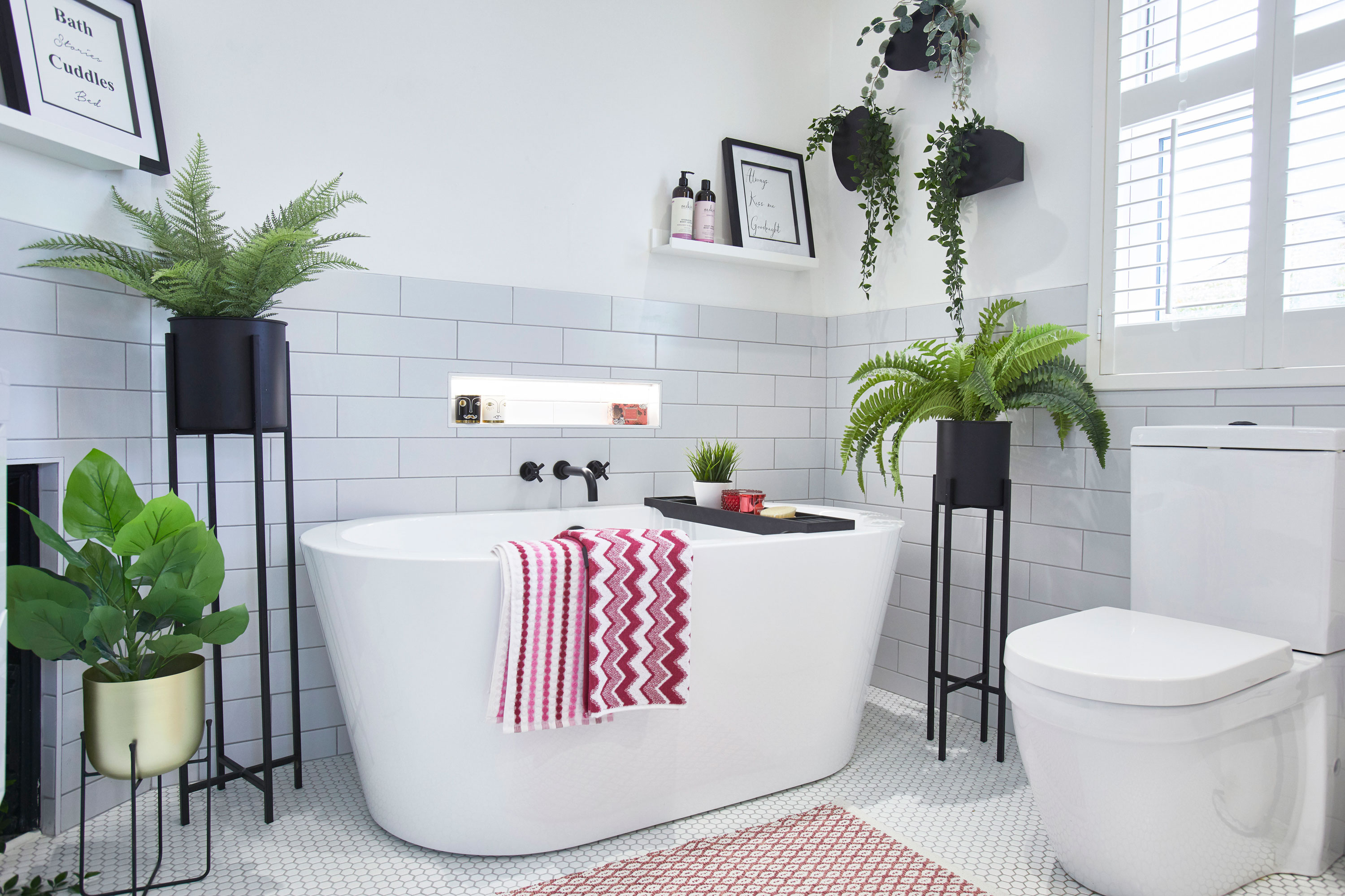 Emily swapped shabby, out-of-proportion fixtures and fittings with streamlined designs, keeping the progress a secret until she could share the finished look with her husband and children